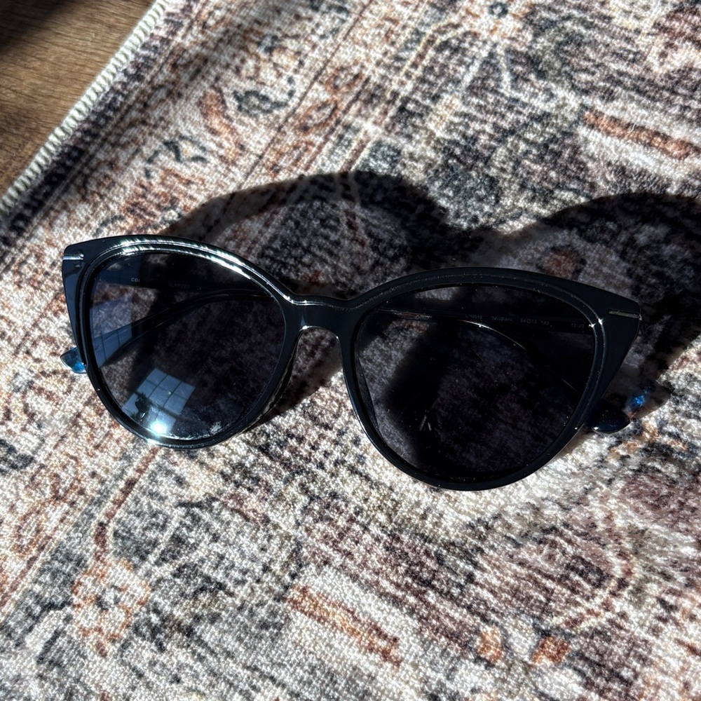 Cole Haan Black Women's Sunglasses - Sleek Oval Frame - Picture 5 of 5